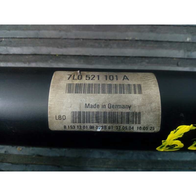 Recambio de transmision central delantera para porsche cayenne (typ 9pa) s referencia OEM IAM 7L0521101A  P1-A6-38