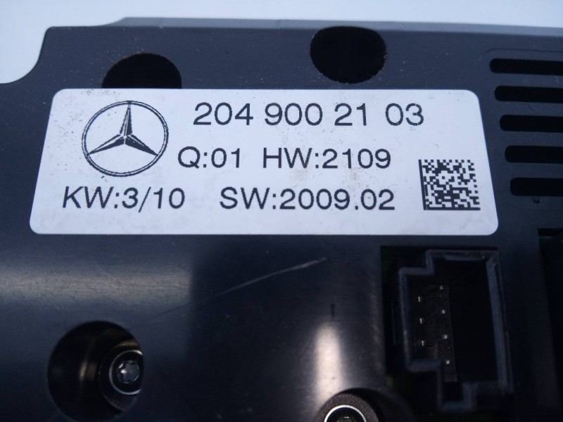 Recambio de mando climatizador para mercedes-benz clase c (w204) berlina c 200 cdi blueefficiency (204.001) referencia OEM IAM 2