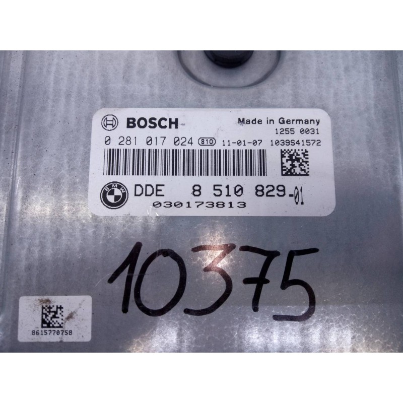 Recambio de centralita motor uce para bmw serie 3 cabrio (e93) 320d referencia OEM IAM 0281017024 851082901 E3-A2-29-1