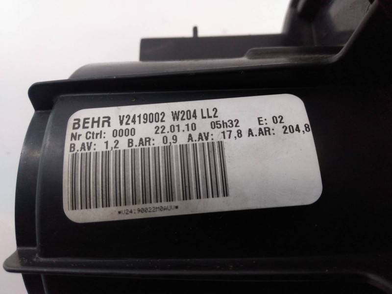 Recambio de ventilador calefaccion para mercedes-benz clase c (w204) berlina c 200 cdi blueefficiency (204.001) referencia OEM I