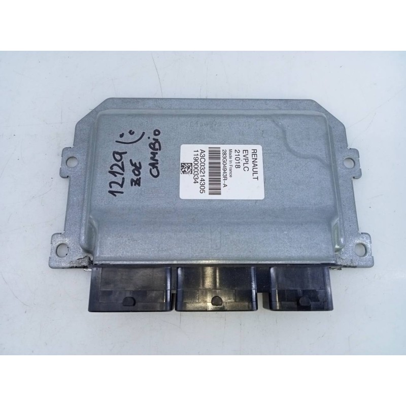 Recambio de centralita cambio automatico para renault zoe bose referencia OEM IAM 283G04943R  E2-A1-40-2