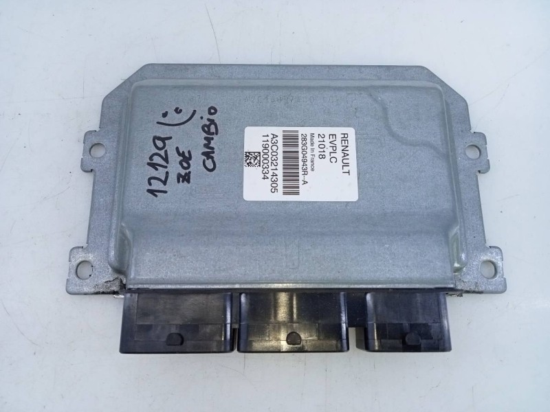 Recambio de centralita cambio automatico para renault zoe bose referencia OEM IAM 283G04943R  E2-A1-40-2
