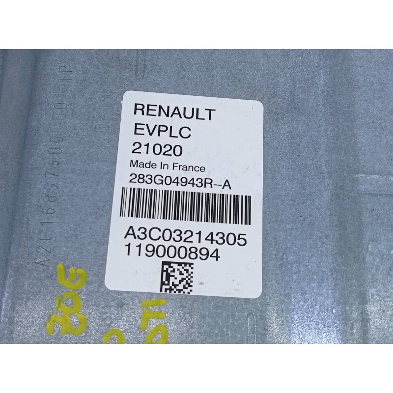 Recambio de centralita cambio automatico para renault zoe bose referencia OEM IAM 283G04943R A3C03214305 E2-A1-40-2