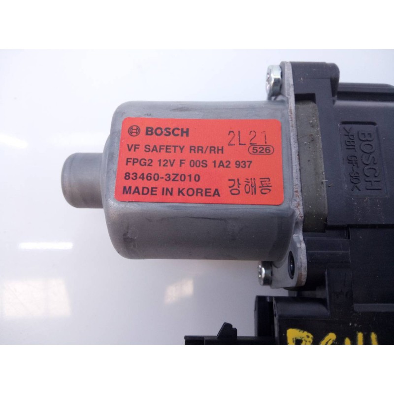 Recambio de motor elevalunas trasero derecho para hyundai i40 style referencia OEM IAM 834603Z010  E2-B5-18-1