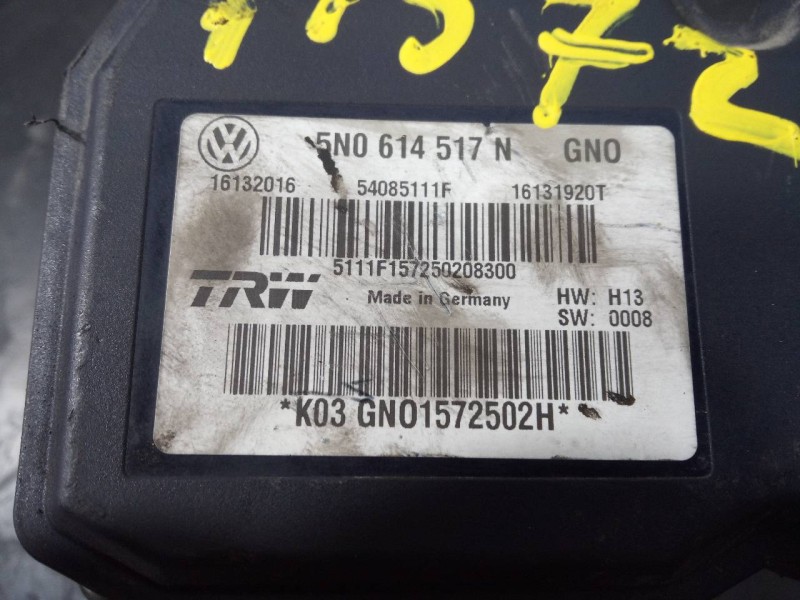Recambio de abs para volkswagen tiguan (5n2) sport 4motion referencia OEM IAM 5N0614517N  P3-B8-23-1
