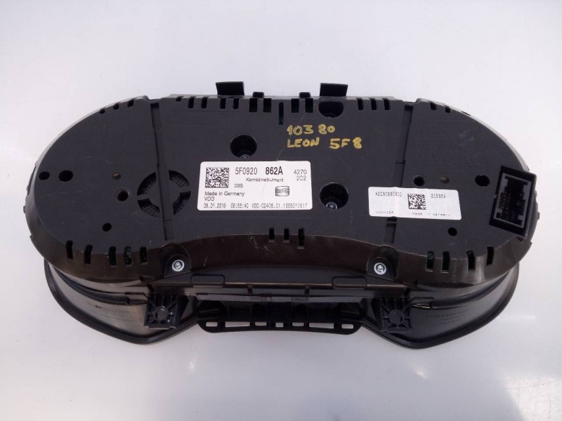Recambio de cuadro instrumentos para seat leon st (5f8) reference referencia OEM IAM 5F0920862A  E2-A1-13-1