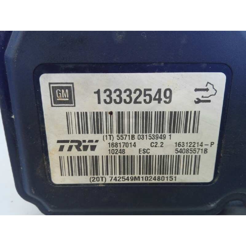 Recambio de abs para opel insignia berlina cosmo referencia OEM IAM 13332544 60245350 E2-B6-20-1