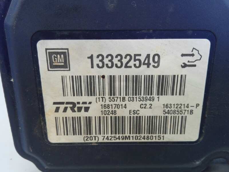 Recambio de abs para opel insignia berlina cosmo referencia OEM IAM 13332544 60245350 E2-B6-20-1
