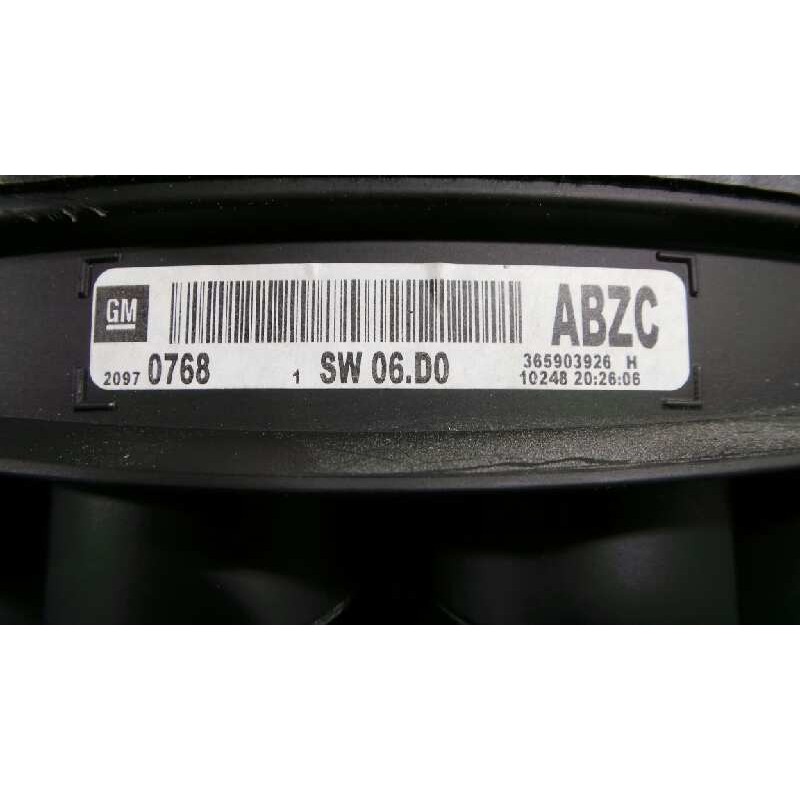 Recambio de cuadro instrumentos para opel insignia berlina cosmo referencia OEM IAM 20970768 365903926 E3-A5-23-4