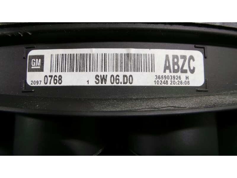 Recambio de cuadro instrumentos para opel insignia berlina cosmo referencia OEM IAM 20970768 365903926 E3-A5-23-4