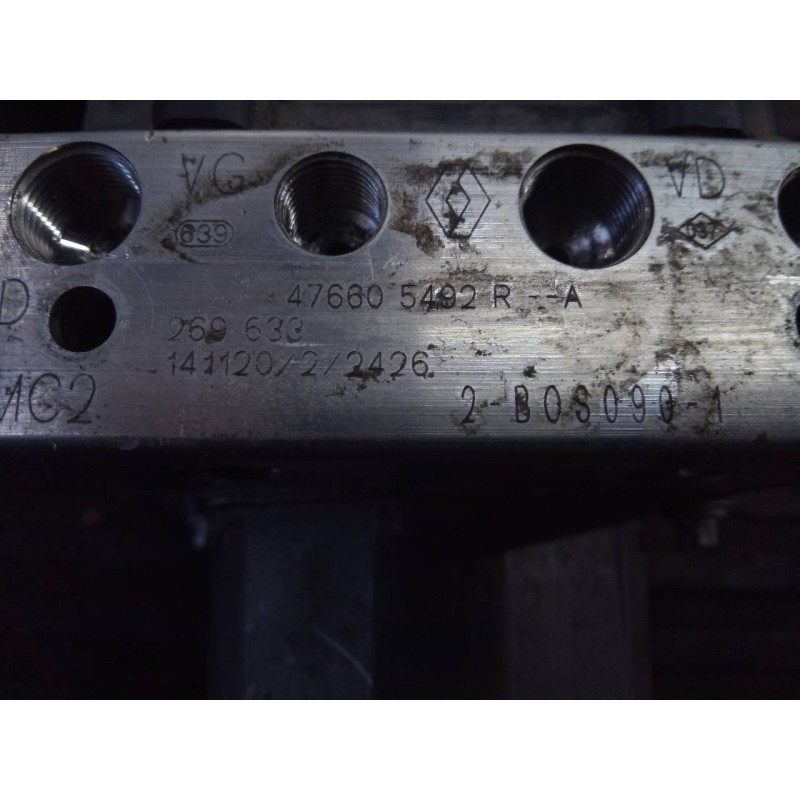 Recambio de abs para renault clio iv technofeel referencia OEM IAM 476605492R 2265106516 P3-A8-5-3