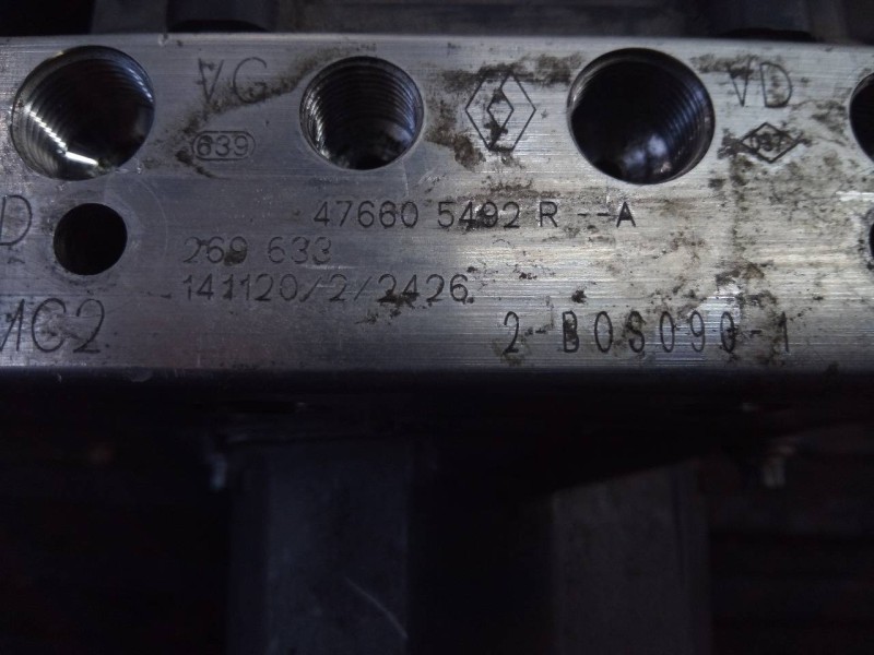 Recambio de abs para renault clio iv technofeel referencia OEM IAM 476605492R 2265106516 P3-A8-5-3