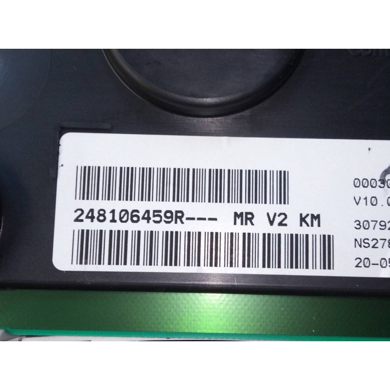 Recambio de cuadro instrumentos para dacia duster ambiance 4x2 referencia OEM IAM 248106459R  E2-A1-40-7