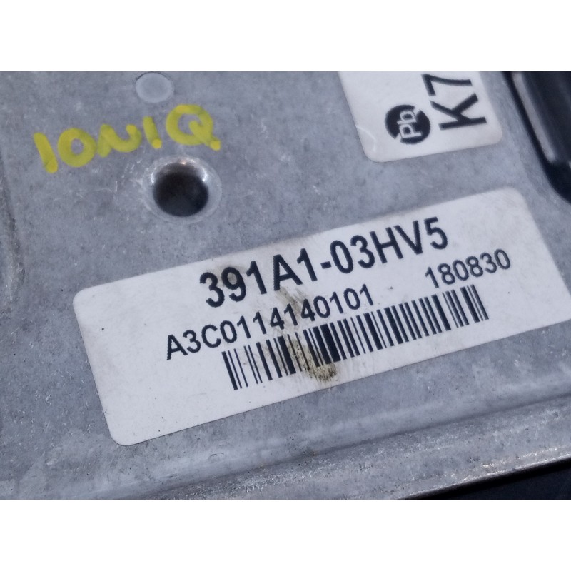Recambio de centralita motor uce para hyundai ioniq hybrid referencia OEM IAM 391A103HV5 A3C0114140101 E3-A3-43-2