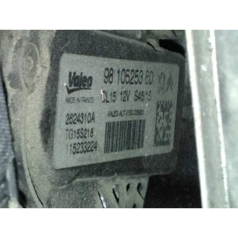 Recambio de alternador para citroën ds3 desire referencia OEM IAM 9810525380 2624310A 