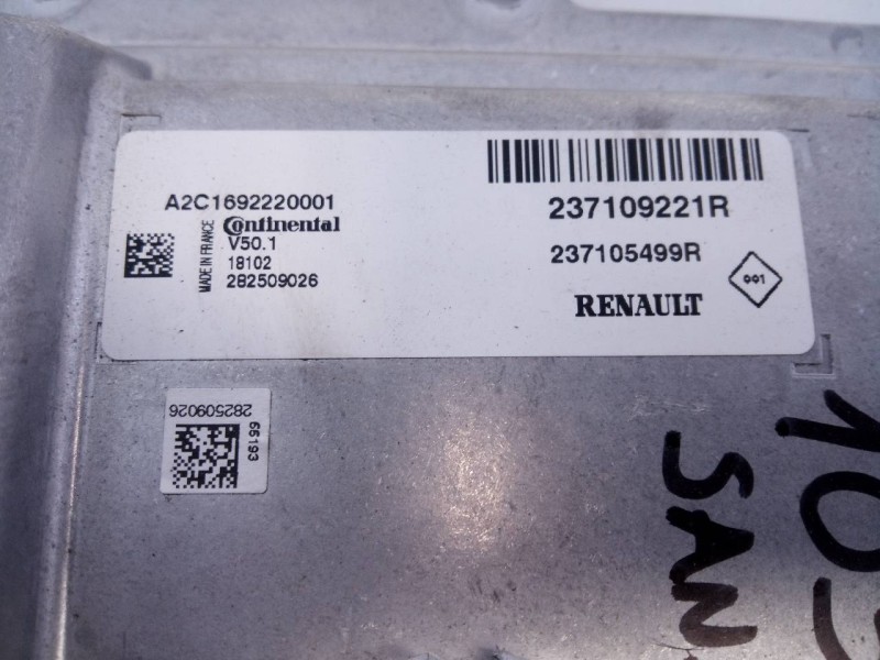 Recambio de centralita motor uce para dacia sandero stepway referencia OEM IAM 237109221R 237105499R E2-A1-14-1