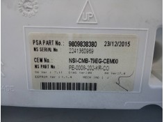 Recambio de cuadro instrumentos para peugeot 308 active referencia OEM IAM 9809838380 2241360969 E3-B2-34-2 2