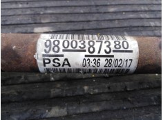 Recambio de transmision delantera izquierda para peugeot 2008 (--.2013) allure referencia OEM IAM 9800387380   2