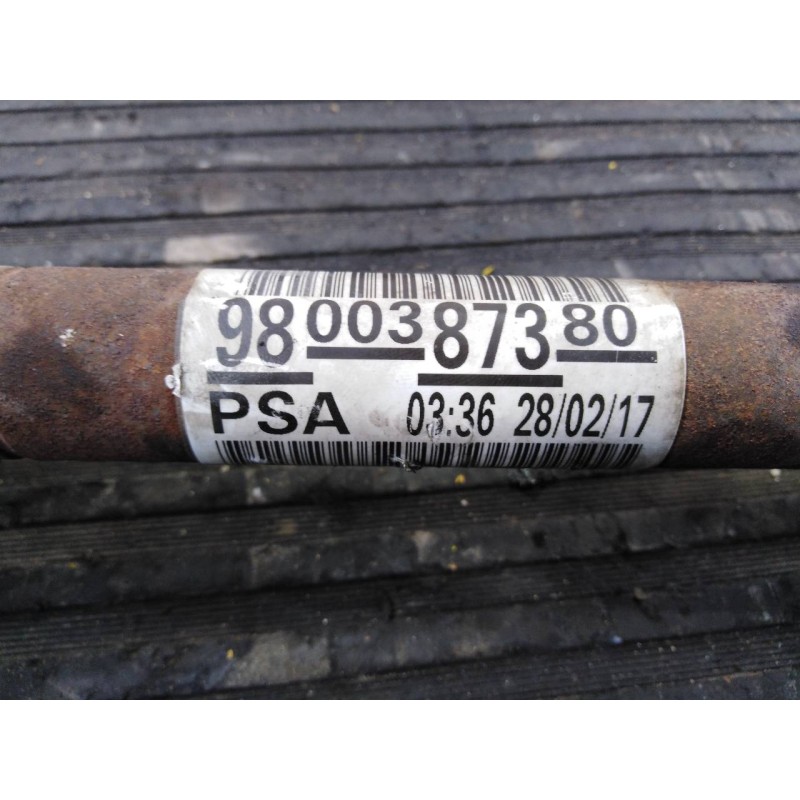 Recambio de transmision delantera izquierda para peugeot 2008 (--.2013) allure referencia OEM IAM 9800387380  