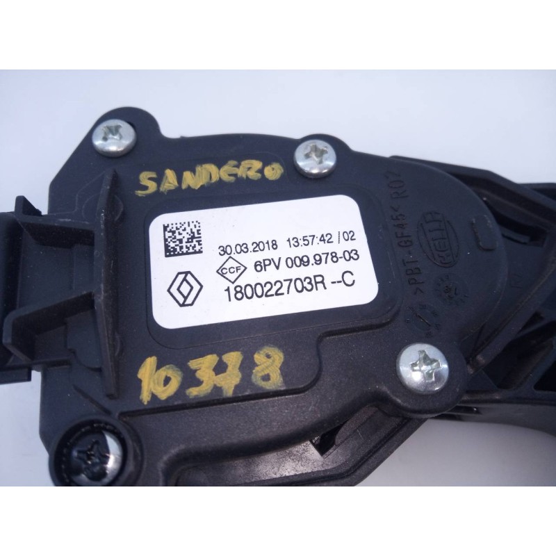 Recambio de pedal acelerador para dacia sandero stepway referencia OEM IAM 180022703R 6PV00997803 E2-A1-14-2