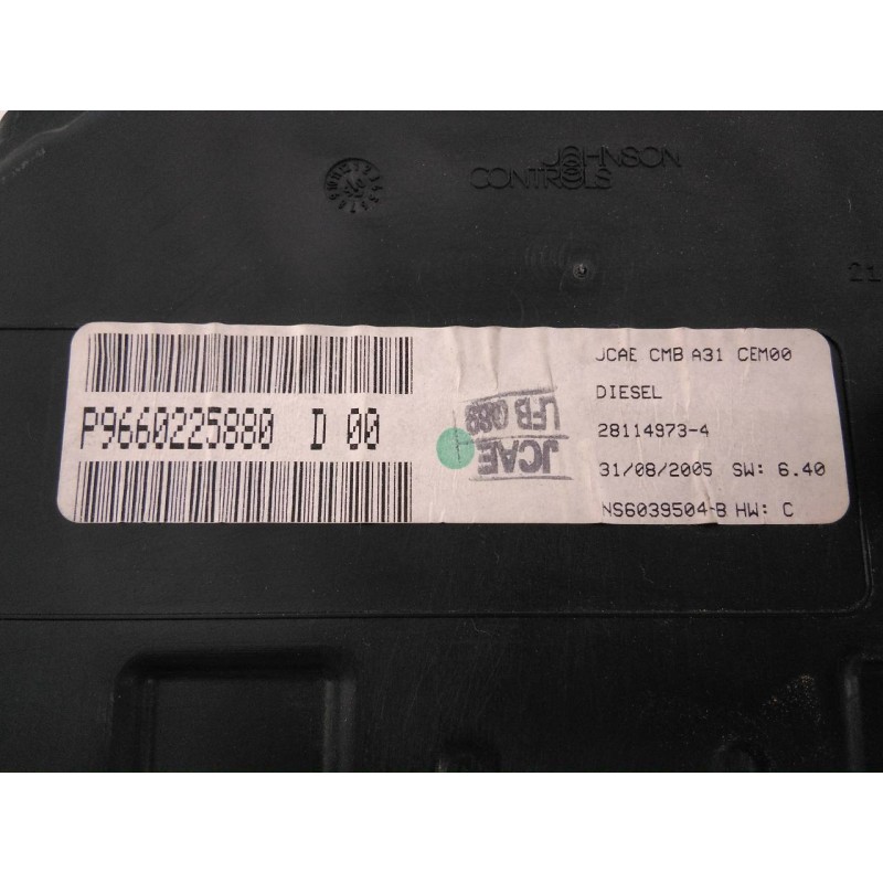 Recambio de cuadro instrumentos para citroën c3 1.4 hdi audace referencia OEM IAM P9660225880  E3-B2-43-2