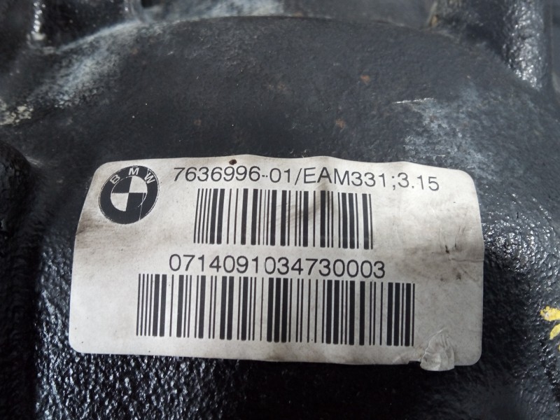 Recambio de diferencial trasero para bmw x5 (f15) xdrive40d referencia OEM IAM 7636996-01  P1-A5-40