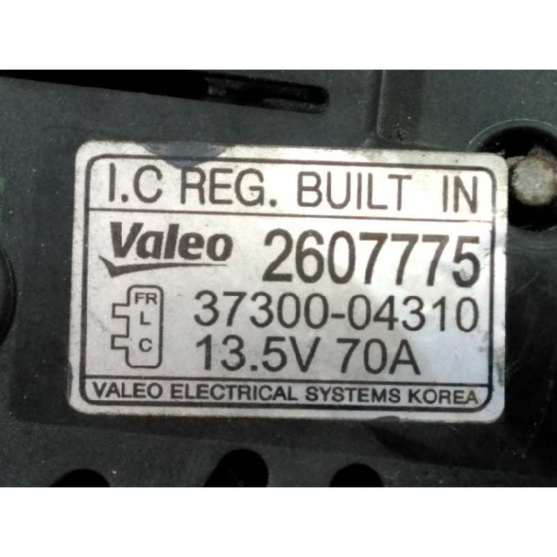 Recambio de alternador para kia picanto drive referencia OEM IAM 3730004310 2607775 P3-A4-3-3