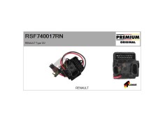 Recambio de resistencia calefaccion para renault megane i fase 2 berlina (ba0) referencia OEM IAM RSF740017RN NUEVO T2-1-B
