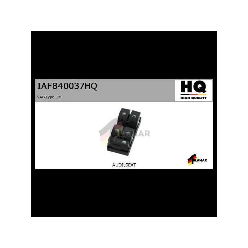 Recambio de mando elevalunas delantero izquierdo para audi a4 avant (8e) referencia OEM IAM IAF840037HQ NUEVO T2-4-A1-3