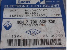 Recambio de centralita motor uce para renault kangoo (f/kc0) authentique referencia OEM IAM 7700107773 7700868300 E2-A1-45-3 2