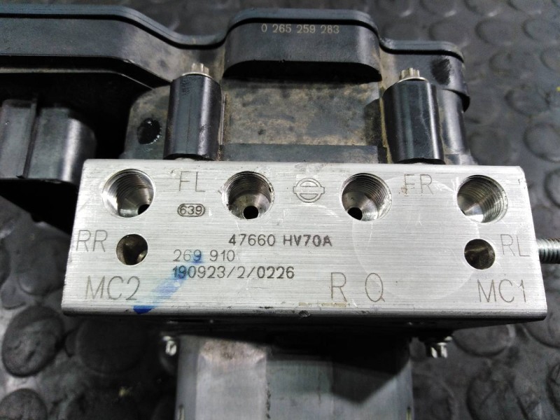 Recambio de abs para nissan qashqai (j11) n-tec referencia OEM IAM 47660HV70A 19092320226 P3-A8-12-1