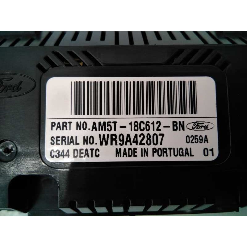 Recambio de mando climatizador para ford c-max trend referencia OEM IAM AM5T18C612BN WR9A42807 E3-B3-29-4