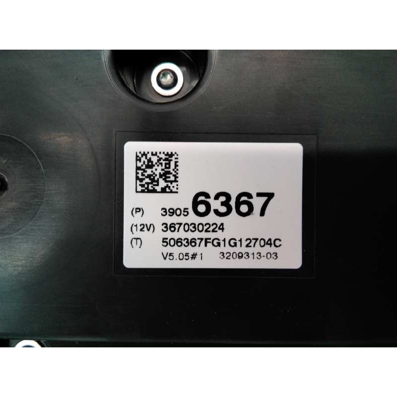 Recambio de cuadro instrumentos para opel corsa e selective ecoflex referencia OEM IAM 39056367 367030224 E3-A5-29-2