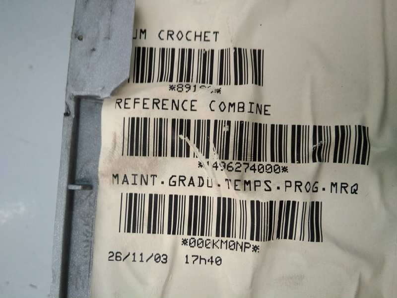 Recambio de cuadro instrumentos para peugeot 807 sv referencia OEM IAM 149674080 501021630051 E3-B2-34-5
