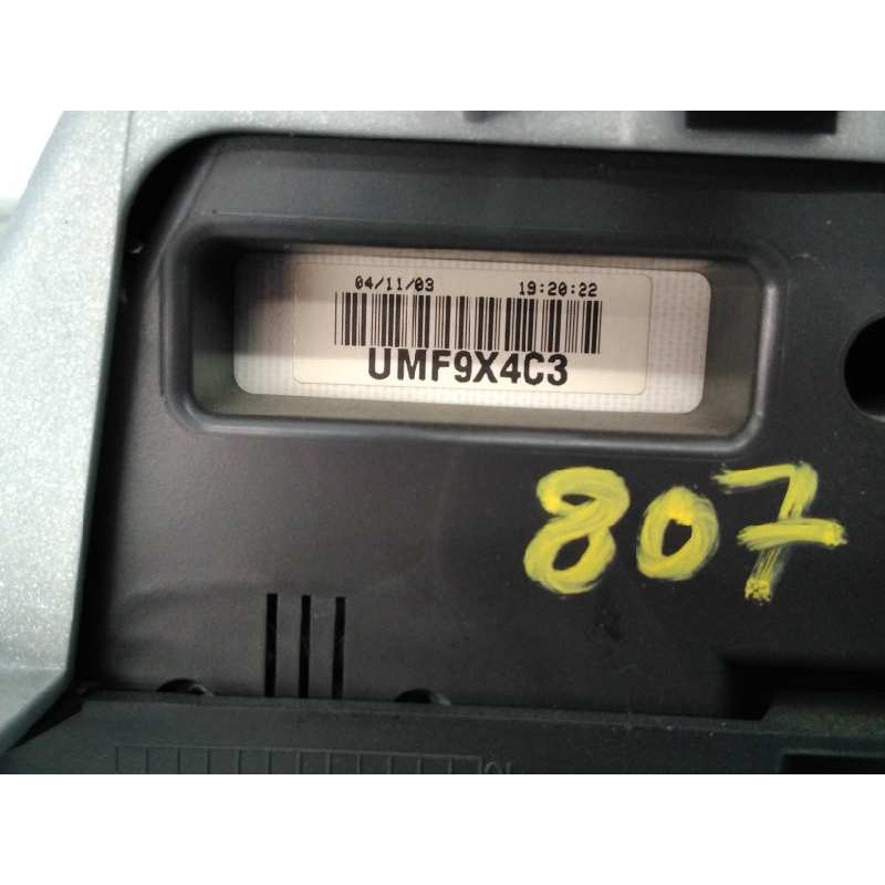 Recambio de cuadro instrumentos para peugeot 807 sv referencia OEM IAM 149674080 501021630051 E3-B2-34-5