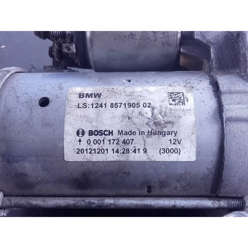 Recambio de motor arranque para bmw serie 1 lim. (f20) referencia OEM IAM 0001172407 1241857190502 P3-B7-29-2