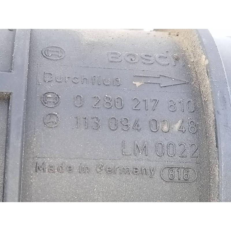 Recambio de caudalimetro para mercedes-benz clase m (w163) 430 (163.172) referencia OEM IAM 1130940048 0280217810 E3-A1-3-1
