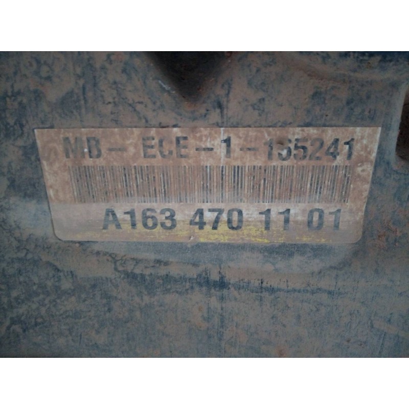 Recambio de deposito combustible para mercedes-benz clase m (w163) 430 (163.172) referencia OEM IAM A1634701101  