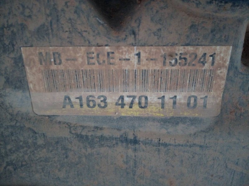Recambio de deposito combustible para mercedes-benz clase m (w163) 430 (163.172) referencia OEM IAM A1634701101  