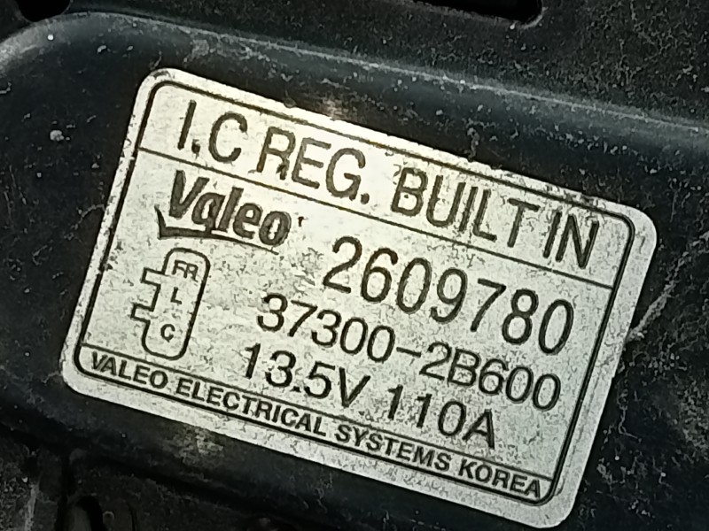 Recambio de alternador para hyundai ix35 classic 2wd referencia OEM IAM 373002B600  P3-A4-19-2