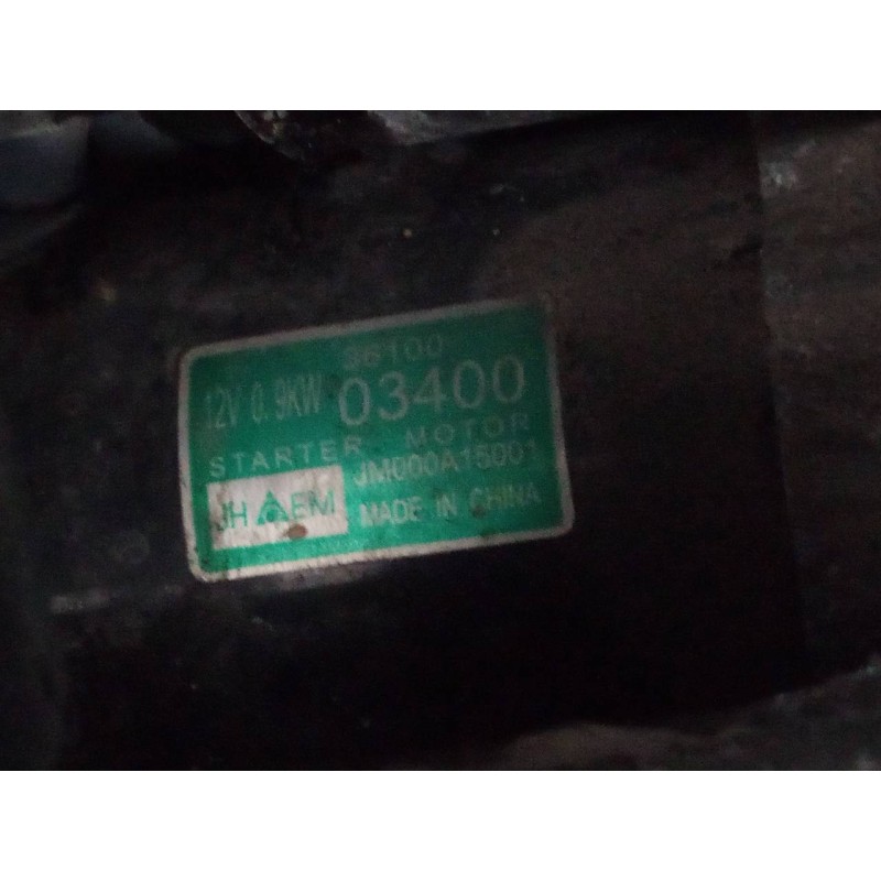 Recambio de motor arranque para kia picanto drive referencia OEM IAM 3610003400  