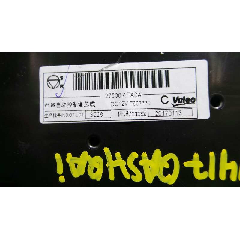 Recambio de mando climatizador para nissan qashqai (j11) 360 referencia OEM IAM 275004EA0A 20170113 E3-B4-25-1