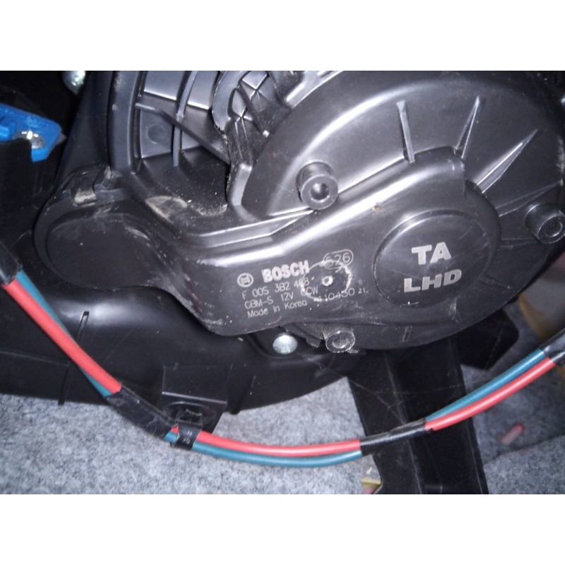 Recambio de ventilador calefaccion para kia picanto drive referencia OEM IAM F00S3B2468  