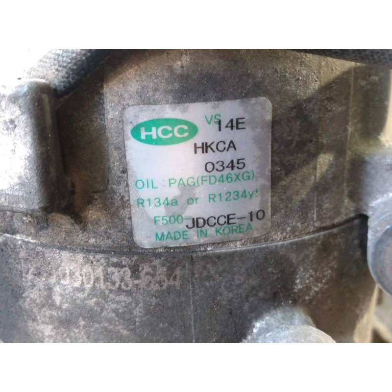 Recambio de compresor aire acondicionado para kia cee´d drive referencia OEM IAM JDCCE10  