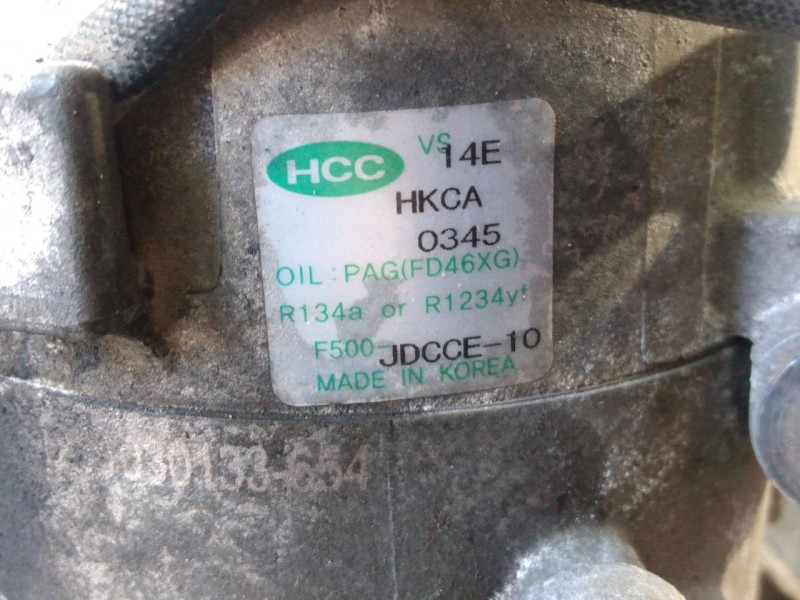 Recambio de compresor aire acondicionado para kia cee´d drive referencia OEM IAM JDCCE10  