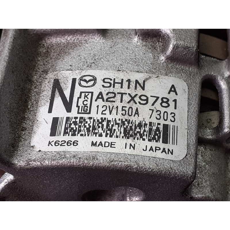 Recambio de alternador para mazda 6 lim. (gh)(.2012) luxury referencia OEM IAM A2TX9781  P3-A4-3-4