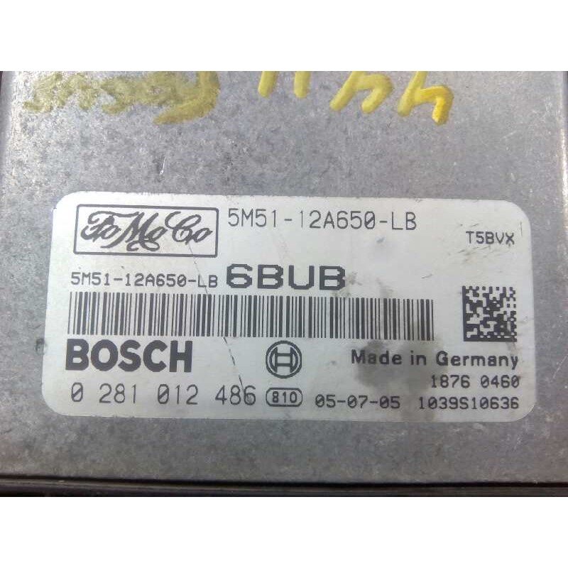 Recambio de centralita motor uce para ford focus sportbreak (cap) ghia referencia OEM IAM 0281012486 5M5112A650LB E3-B3-23-3