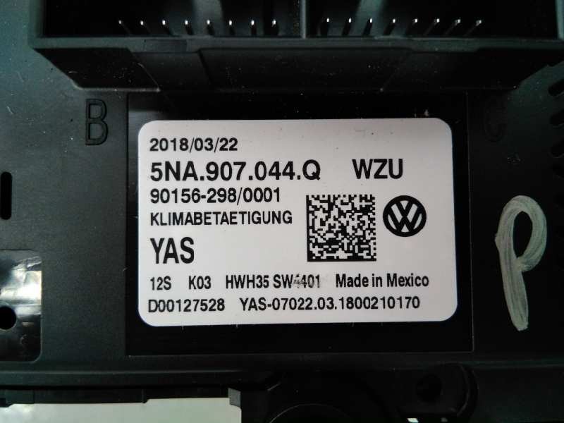 Recambio de mando climatizador para volkswagen tiguan allspace(bw2) sport 4motion referencia OEM IAM 5NA907044Q 901562980001 E2-