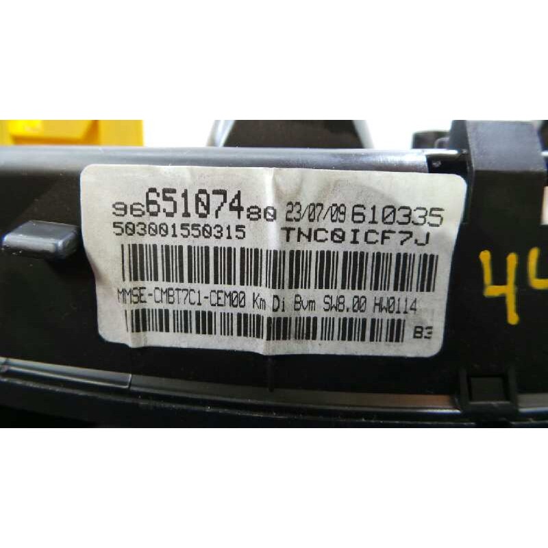 Recambio de cuadro instrumentos para peugeot 308 sport referencia OEM IAM 9665107480 TNCQ1CF7J E1-A4-51-2