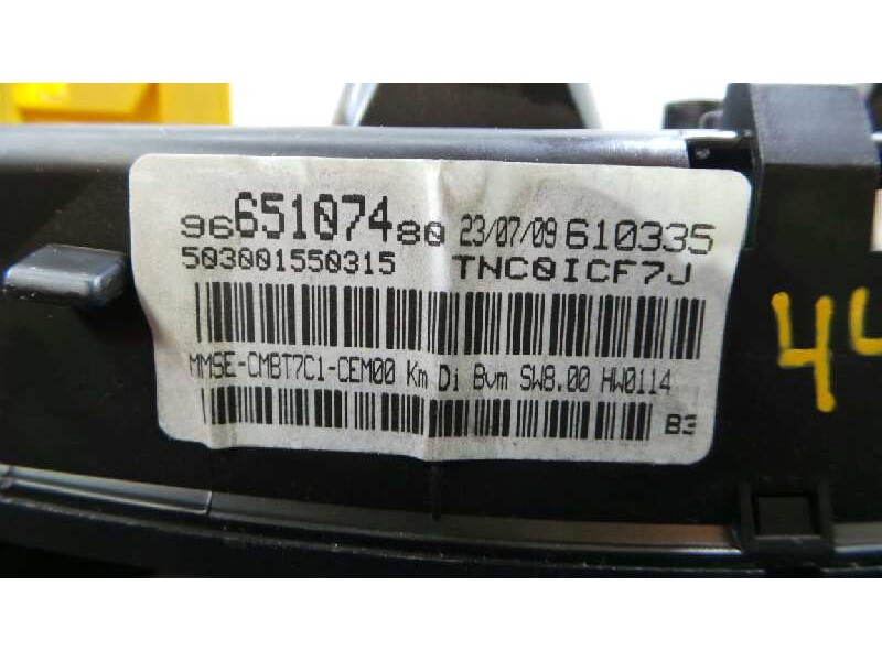 Recambio de cuadro instrumentos para peugeot 308 sport referencia OEM IAM 9665107480 TNCQ1CF7J E1-A4-51-2